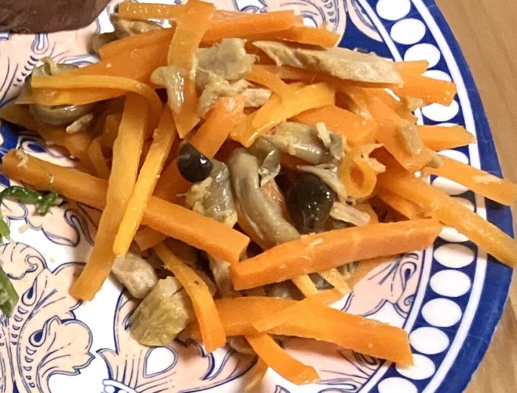 作り置きのにんじんしりしり